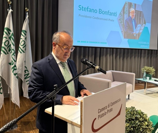 Stefano Bonfanti confermato alla guida di Confesercenti Prato