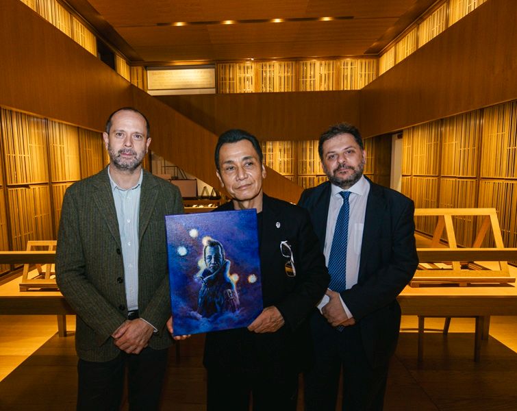 Tetsuo Hara, creatore di Ken il Guerriero, dona agli Uffizi il suo autoritratto