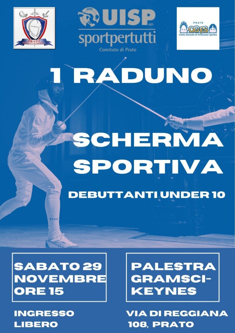 Uisp Prato a fianco della promozione della scherma fra gli under 10