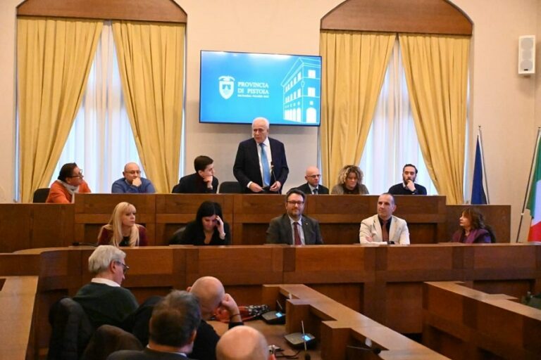 Il presidente della Regione Eugenio Giani a Pistoia: “La provincia centrale per la Toscana”