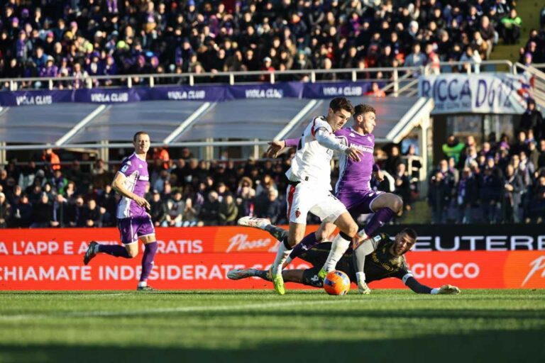 Una bella Fiorentina ripresa sul finale dal Milan: al Franchi è 1-1