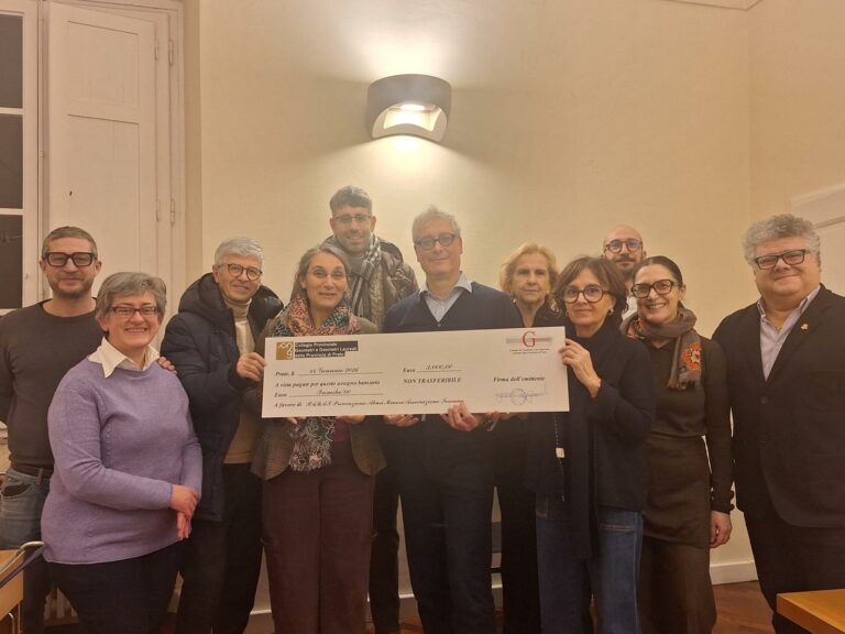 Collegio dei Geometri di Prato, raccolti 3mila euro in favore di Pamat