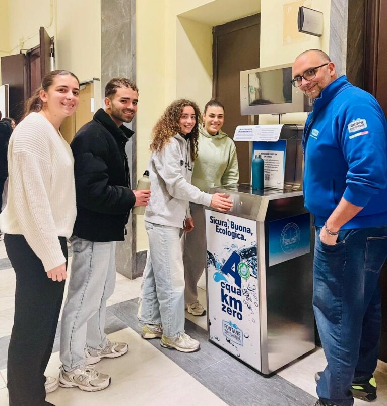 Le fontane Puntoacqua Italia arrivano anche al Foro Italico a Roma