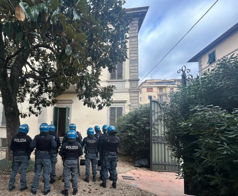 Firenze, sgomberato immobile in via Masaccio