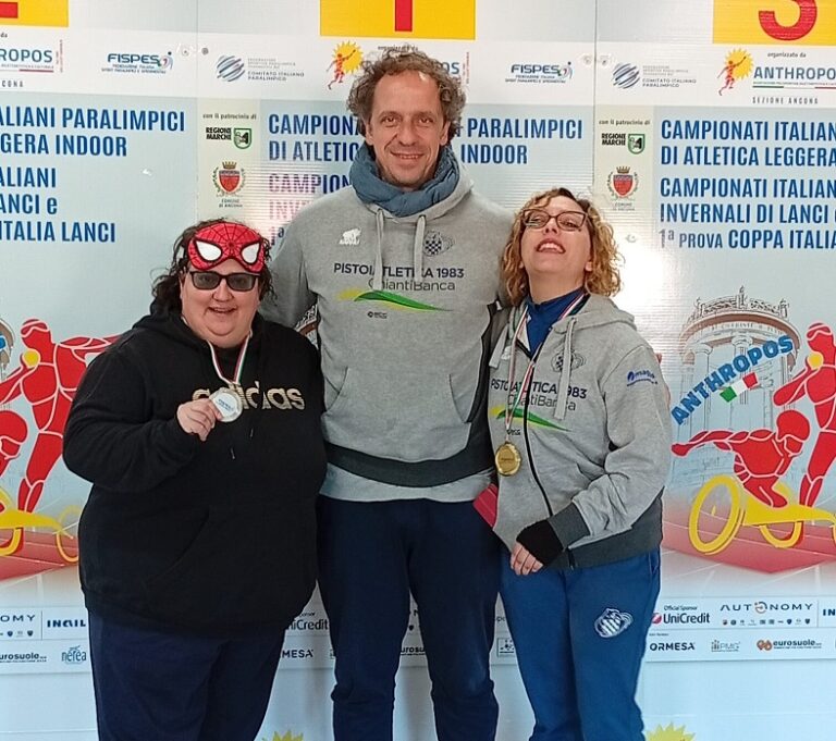 PistoiAtletica protagonista dei Campionati Italiani Paralimpici di lanci