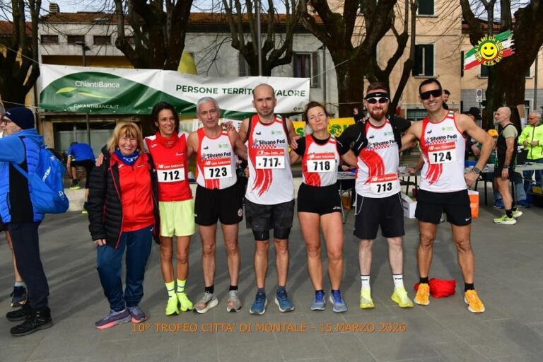 Per i podisti della Silvano Fedi un ottimo Trofeo Città di Montale