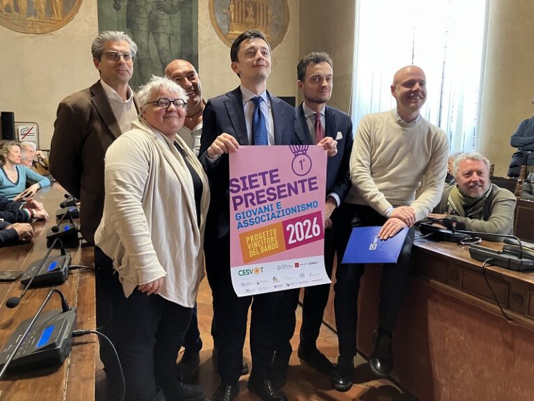 Giovani e associazionismo, a Pistoia oltre 78mila euro per 17 progetti