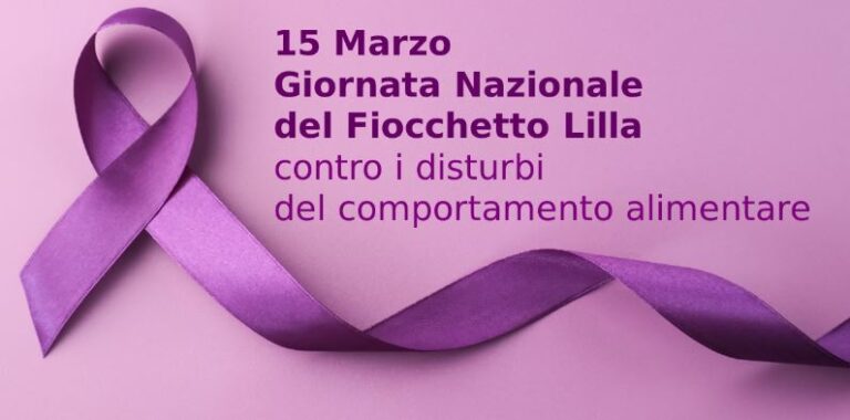 Giornata del Fiocchetto Lilla, Disturbi dell’alimentazione e della nutrizione
