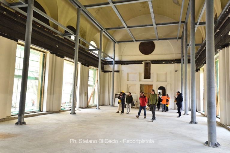 Pistoia, sopralluogo alla Saletta Gramsci: lavori per 1,5 milioni di euro