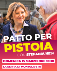 Stefania Nesi (candidata Pd) incontra i cittadini nel Giardino di Montuliveto
