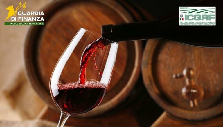 La Guardia di Finanza sequestra 2,5 milioni di litri di vino falsamente certificati