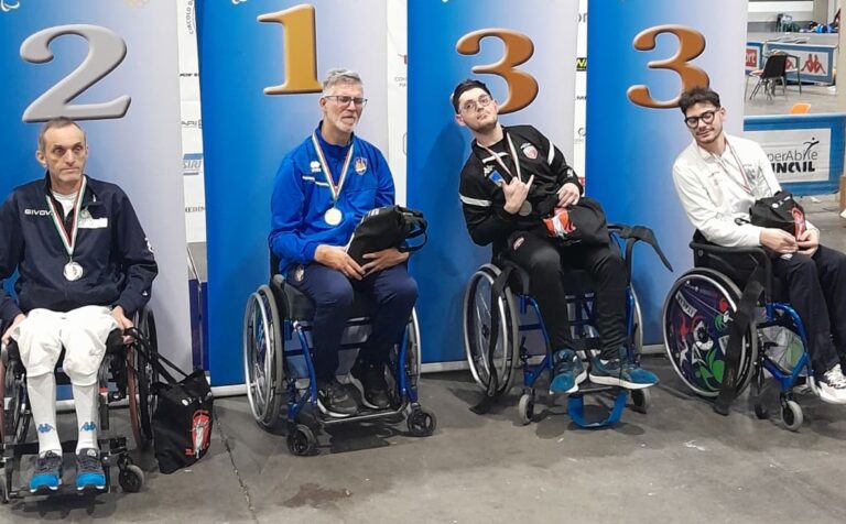 Scherma Pistoia sugli scudi alle prove nazionali di scherma paralimpica 