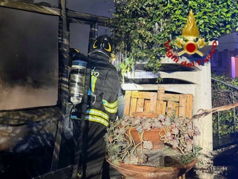 Montecatini, principio d’incendio in abitazione
