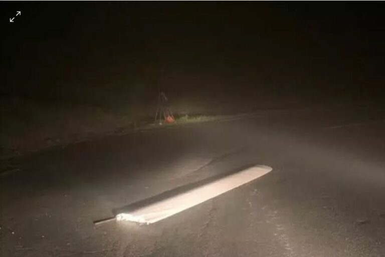 In Mugello una pala eolica si stacca e finisce in strada