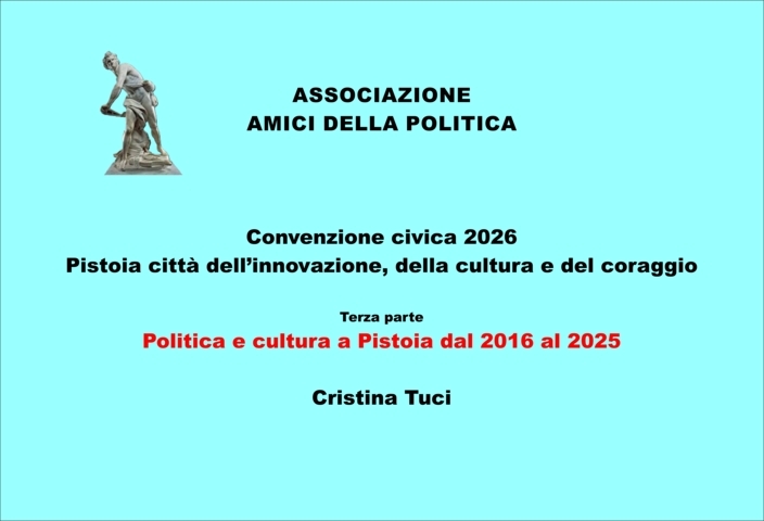 Convenzione civica 2026, la cultura