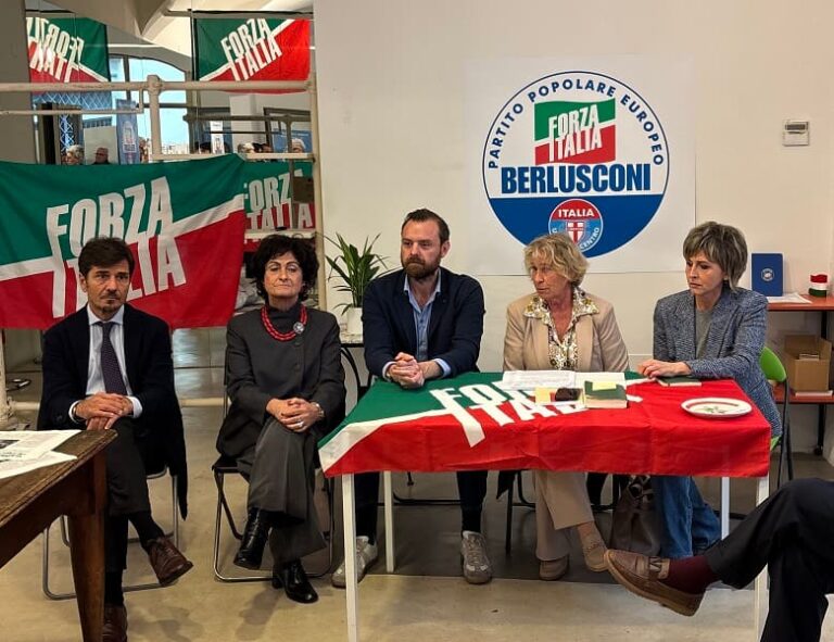 Stefania Craxi a Prato a sostegno di Banchelli