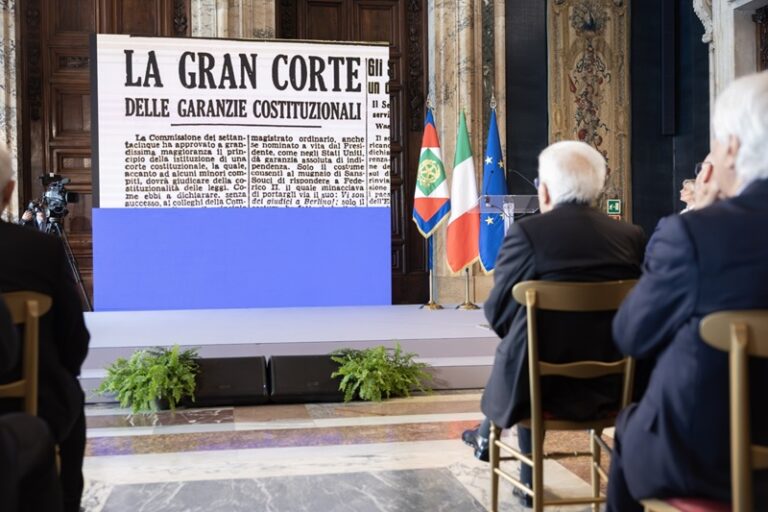 Prima sentenza della Corte costituzionale, giornata di studi a Prato