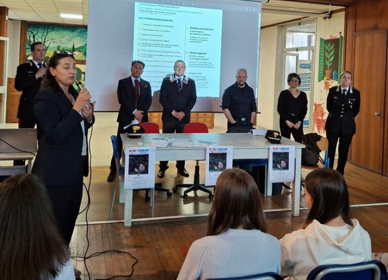 Bullismo e Cyberbullismo, incontro all’Istituto Comprensivo Raffaello di Pistoia