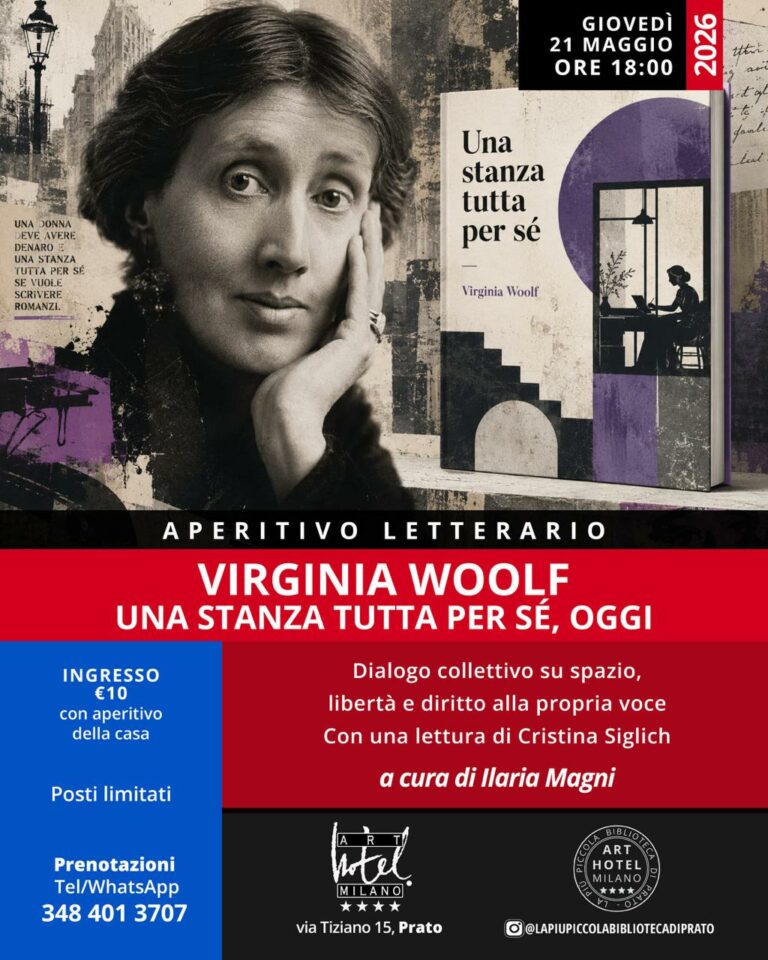 All’Art Hotel Milano appuntamento con ‘Virginia Woolf e una stanza tutta per sé, oggi’