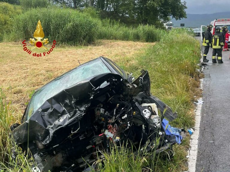 Mortale a Castiglione della Pescaia dopo uno scontro con tre auto