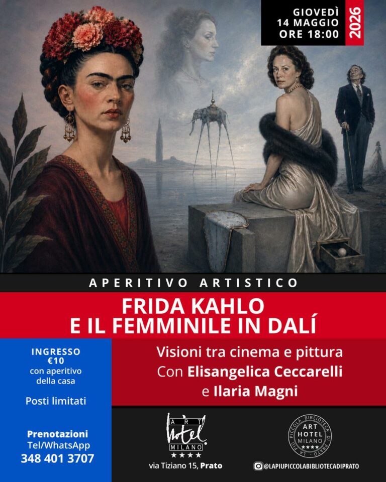 All’Art Hotel Milano un aperitivo fra cinema e arte con Frida Kahlo, Dalì e il potere del femminile