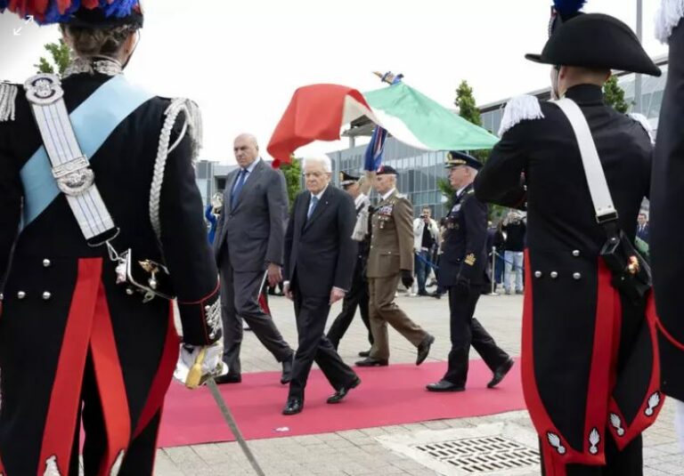 Mattarella a Firenze per il giuramento alla Scuola Marescialli dei Carabinieri