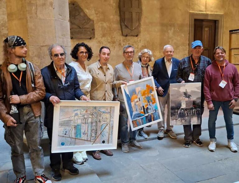 Un successo per la prima ex tempore di pittura su Pistoia