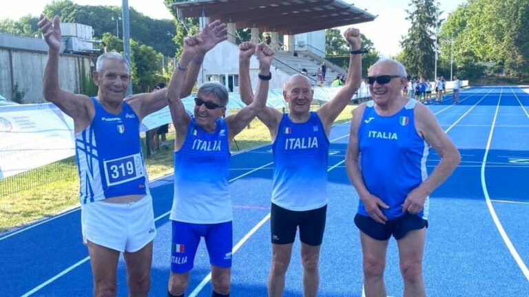 Straordinario Remo Marchioni, allunga a 11 i suoi record mondiali di staffetta