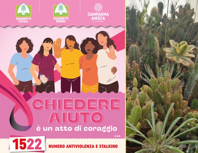 Coldiretti contro la violenza sulle donne. Campagna Amica promuove il numero antiviolenza 1522