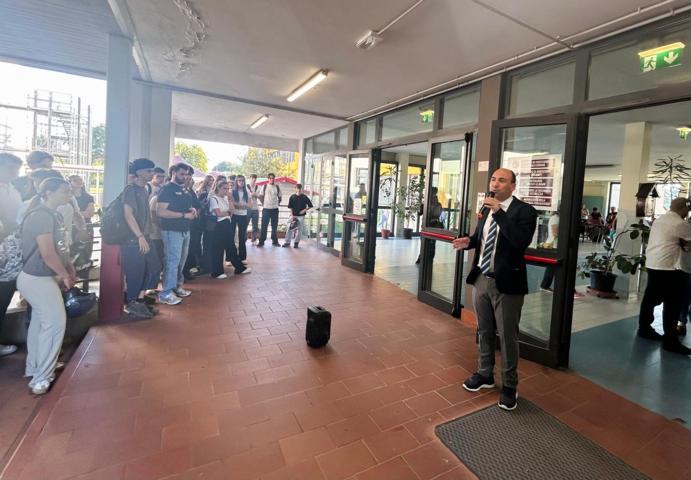 Esame di Stato: il saluto del presidente della Provincia Simone Calamai agli studenti dell’Istituto Datini