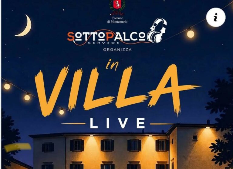 Al via “In Villa Live”: l’estate a Montemurlo si accende di musica e spettacolo a Villa Giamari