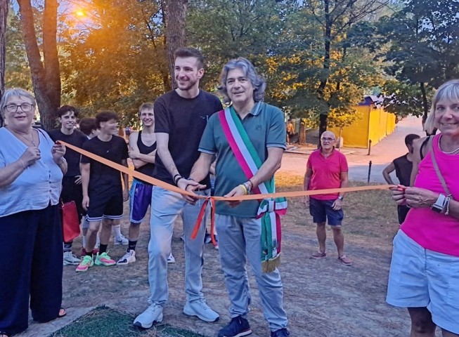 Inaugurata la nuova area fitness all’aperto di Vergato