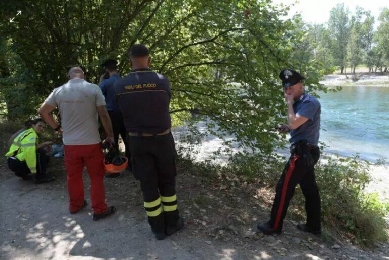 Tragedia nell’Adda, annegano un bambino di quattro anni e suo zio che cerca di salvarlo
