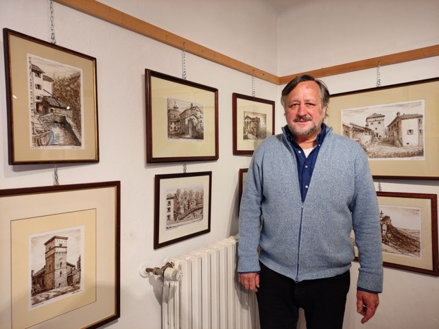 I disegni di Mauro Nativi esposti a Gaggio Montano