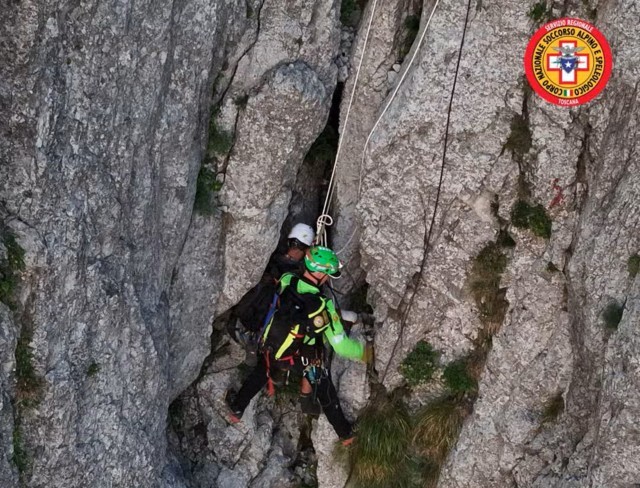 Due alpinisti recuperati sul Pizzo d’Uccello dopo un intervento di nove ore