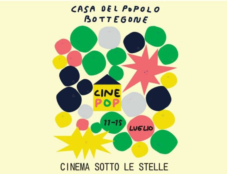 Torna ‘CinePop’: cinque serate di cinema sotto le stelle alla Casa del Popolo di Bottegone