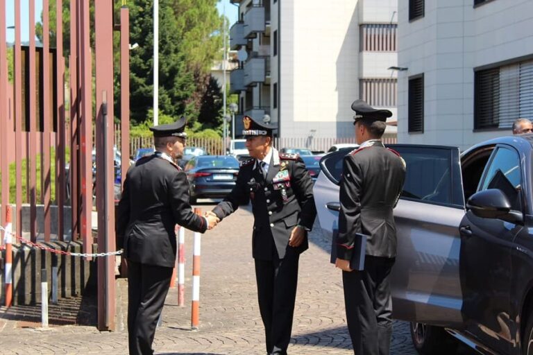 Il comandante generale dell’Arma dei Carabinieri in visita al Comando provinciale di Pistoia
