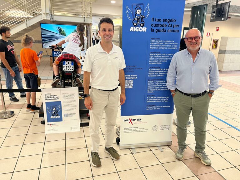 Aci Prato sostiene ‘AIGOR’, il progetto dell’Università di Firenze che utilizza l’AI per una guida più sicura dei giovani in motorino