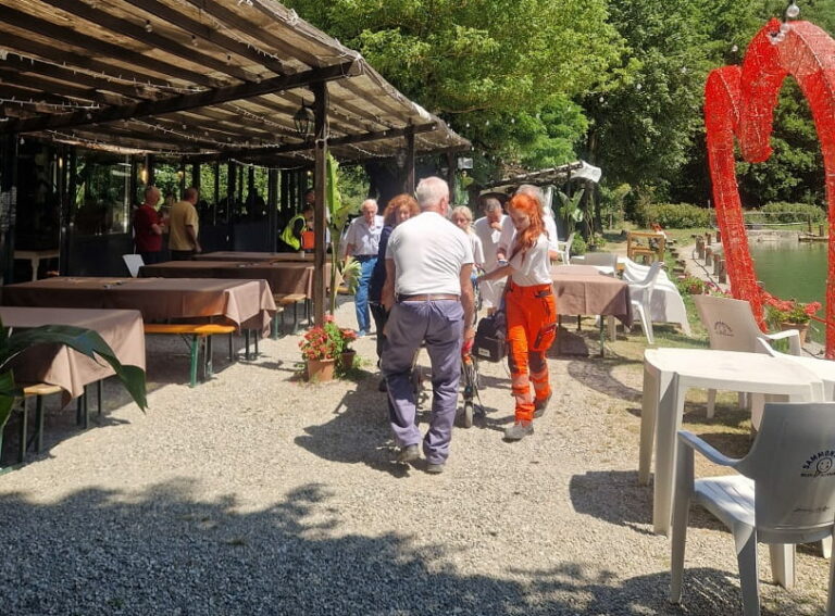 Boccone di traverso, paura a Spedaletto
