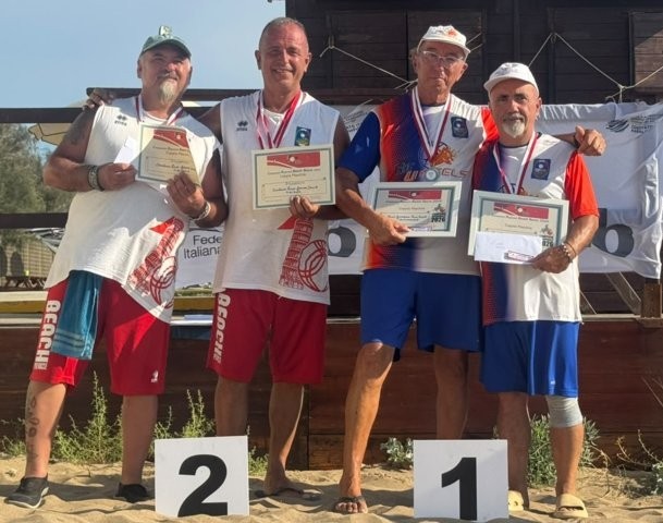 Campionato regionale Beach Bocce vincono Pucci e Pini della Bocciofila Monsummanese