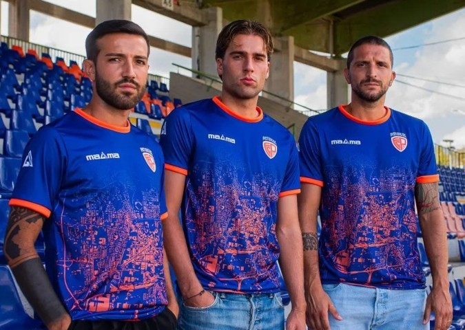 Dal legame tra FC Pistoiese, Magma e Consorzio Orange nasce la maglia pre-match