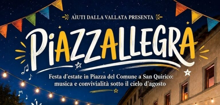 PiazzAllegra, la festa dell’estate in piazza del Comune