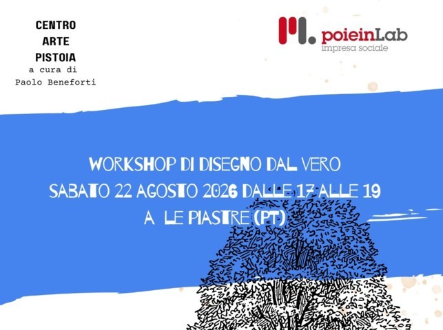 Workshop di disegno dal vero a Le Piastre