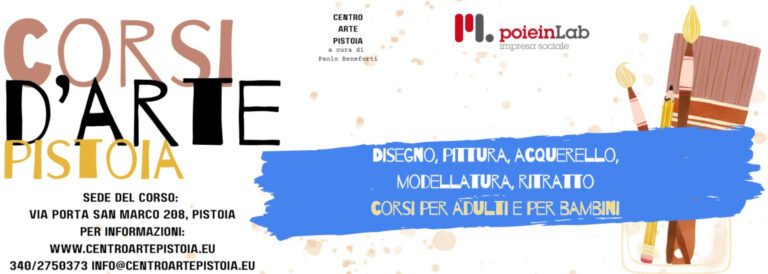 Ripartono i corsi del Centro Arte Pistoia aperti anche ai bambini