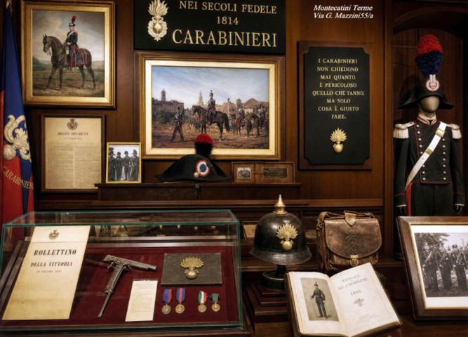 A Montecatini Terme nasce la Stanza dei Ricordi dell’Arma dei carabinieri