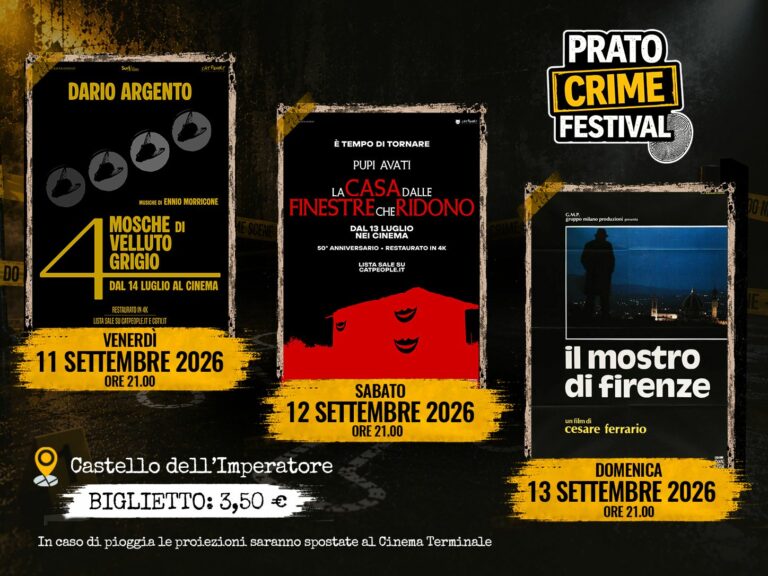 Il Prato Crime Festival si arricchisce di una rassegna cinematografica