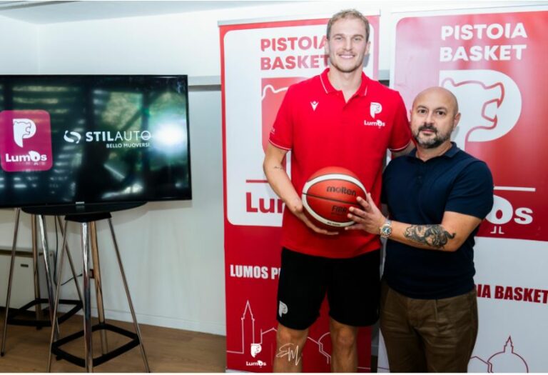 Lumos, Gabriele Benetti: “Vestire la maglia di Pistoia è un orgoglio”