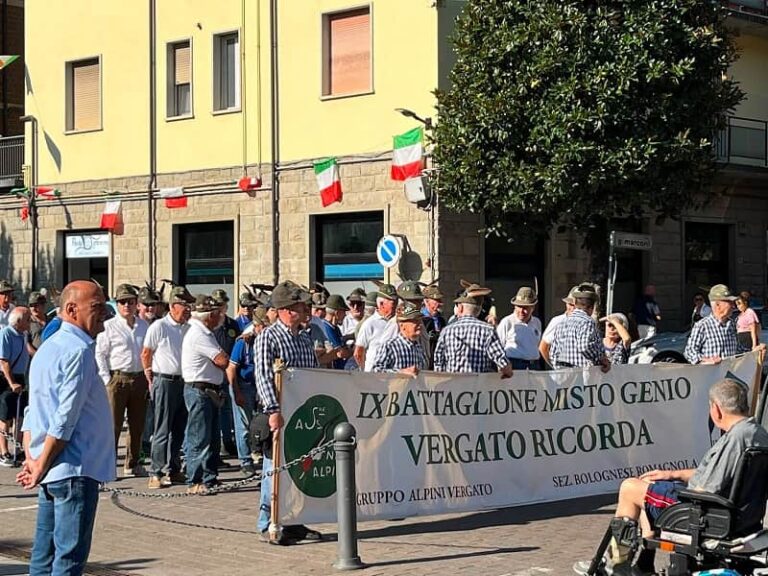 Raduno della Sezione Alpini 2026, Penne Nere accolte a Vergato