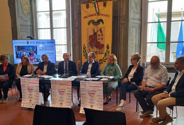 Presentato a Palazzo Banci Buonamici a Prato il calendario del ‘DonoDay 2026’
