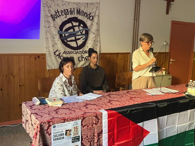 L’incontro con Sulaima e il prossimo arrivo a Pistoia del Sindaco di Gerico
